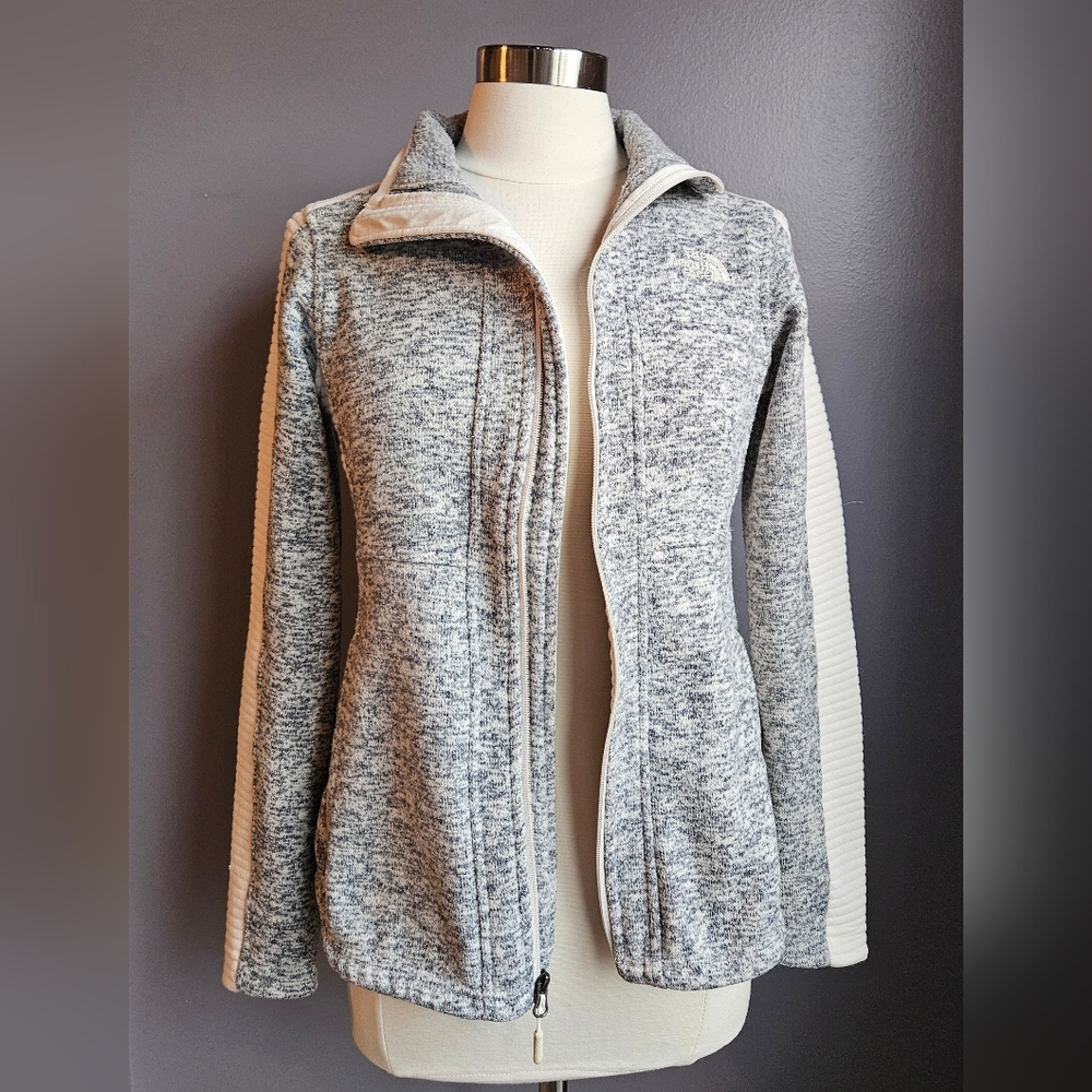 The North Face Women's Gray and Cream Jacket